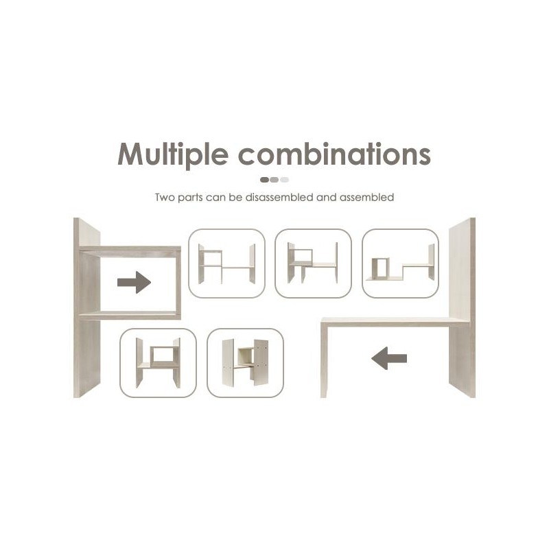 Jerry & Maggie - Desktop Organizer Office Storage Rack Adjustable