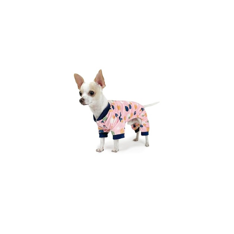 Huskimo Dog Spots Pyjamas, Pink, 46cm