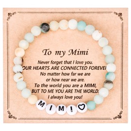 Kivosliviz Mimi Bracelet for Women Grandma Gifts from Granddaughter Christmas Gift for Mimi Bracelets
