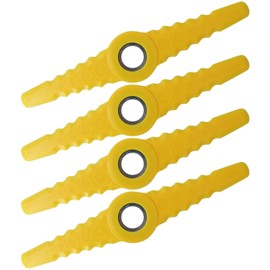 Icelily 4-Pack Yellow SB601RB Replacement Blades - Compatible for Sun Joe SB600E/SB601E/SB602E Electric Trimmers & Edgers