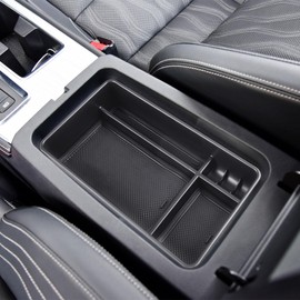 EDBETOS Altima Center Console Organizer Compatible with 2019-2023 2024 2025 Nissan Altima Accessories S/SV/SR/SL/Platinum, ABS Plastic Armrest Box Insert Tray Secondary Armrest Storage Box, Black