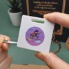 'Witch Riding Broomstick' Keyring Tape Measure/Spirit Level Tool (KM00041761)