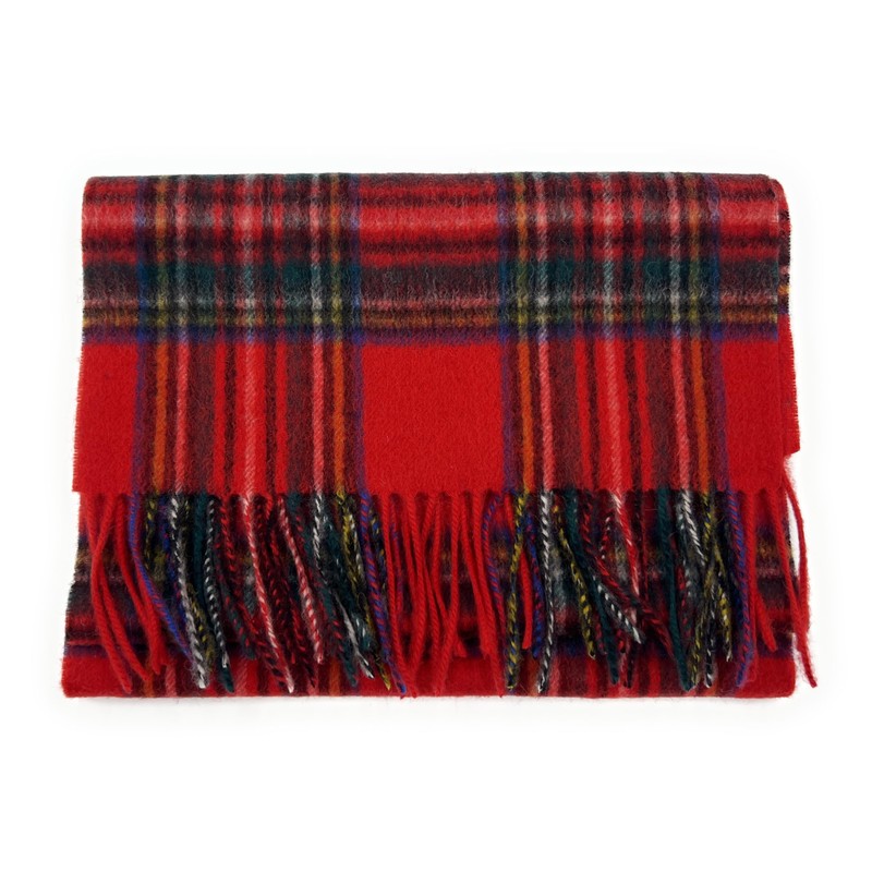 Edinburgh Lambswool Tartan Scarf Royal Stewart