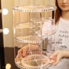 Large Capacity 360 Degree Swivel Transparent Cosmetic Organizer, Minimalist Dressing