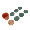 7 Pcs Cactus Coaster Set Cute Funny Green Cactus Coaster