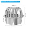 PATIKIL Dome Gutter Guard Filter, 304 Stainless Steel Downspout Strainer,