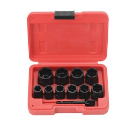 Nut Twister, Set of 11, Nut Socket Set, Nut Removal, Twist Socket, Crushed Bolt, Screw Bolt Box, Tool Box, Replacement DIY Tool
