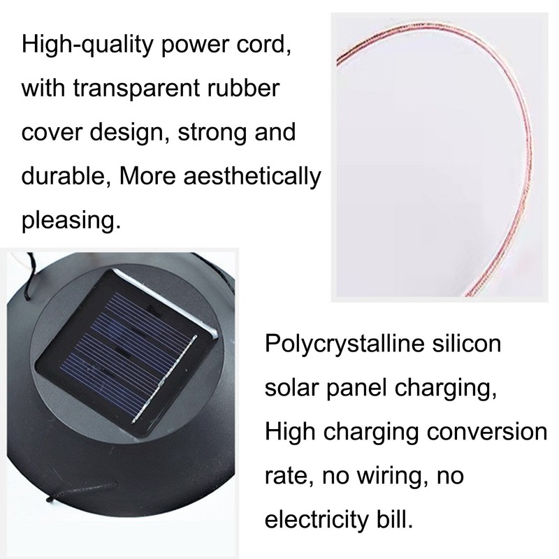 Yard Solar Wind Chime Light LED Solar Powered Wind Chimes