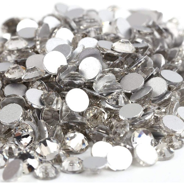 Rhinestone Nail Deco Glass Stone Crystal Glass Rhinestone (0.12 inch (3.0 mm) (SS12) Approx. 1,440 Tablets