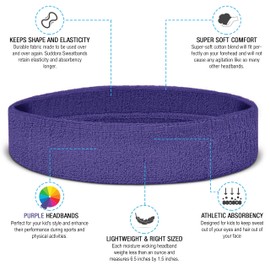 Suddora niños juego de banda elástica (1 diadema/2 muñequeras)