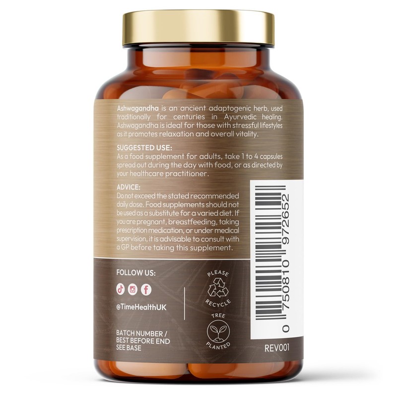 Ashwagandha - 10% Withanolides - HIGH Strength - Maximum Benefits