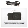 Digital Camera 3in LCD Screen 180 Degree Rotation 2.7K 30MP