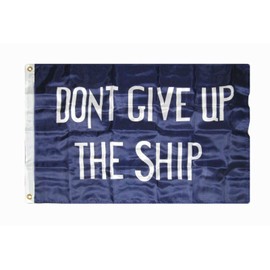 Trade Winds 2x3 Commodore Perry Don't Give Up The Ship Flag 2'x3' House Banner Grommets 110D Premium Fade Resistant