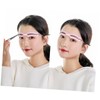 Baluue 15 Sets Eyebrow Makeup Stencil Kit Reusable Eyebrow Card