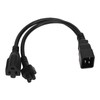IEC320 C20 to IEC320 C5 5 15R Power Cord Male