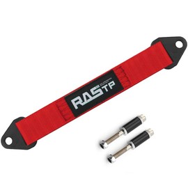 Nylon Premium Quad Wrap Suspension Limit Strap,Shock Suspension Travel Webbing for Off Road ATV UTV SXS with 10,000 Lb Webbing Strength (Red, 14")