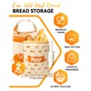 Beeswax Bread Bags Reusable for Homemade Sourdough - Large Cotton
