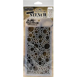 Tim Holtz - Stampers Anon Tim Holtz Stencil, us:one size, Bubbles -Layered