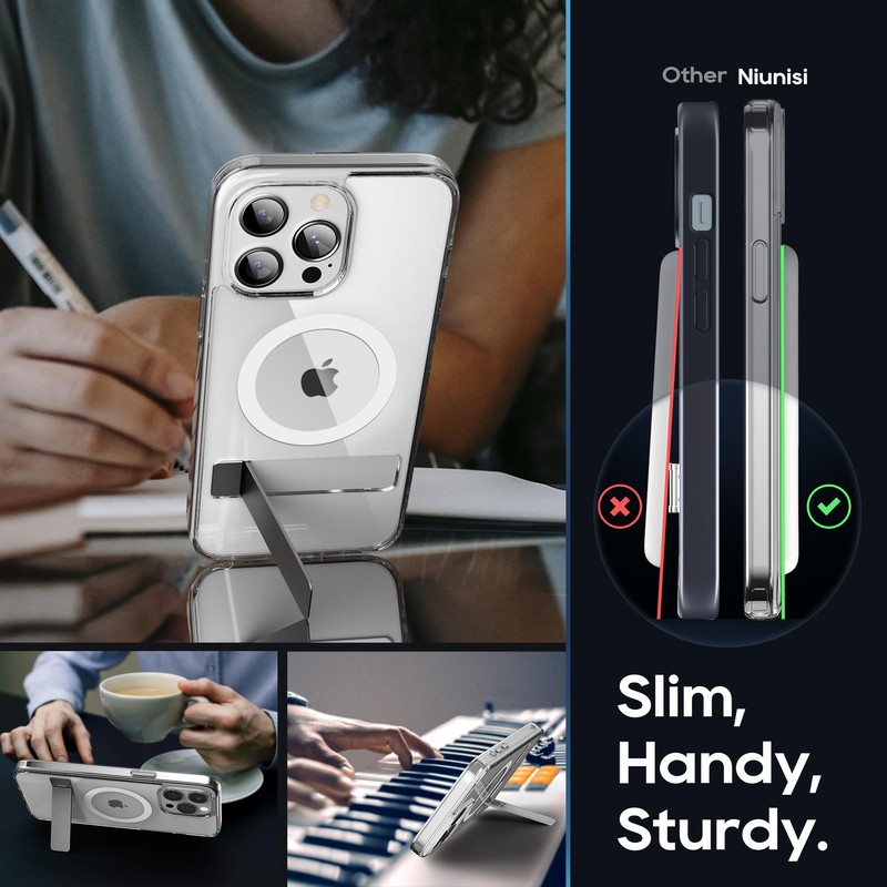 Niunisi - Funda magnética para funda Pro Max 2023 de