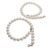 2Pcs Pearl Bead Bag Chain 60cm Workmanship Easily Install Detachable