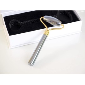 RELIGHT Terahertz Massage, Beauty & Health, Roller, Pressure Point Press, Face Massage, Instruction Manual Included, Dedicated Box, Total Length: Approx. 4.3 inches (11 cm), High Purity, Tested by Public Institutions, One Side Roller Cassa