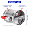 PATIKIL HVAC Duct Manual Volume Backdraft Damper, 6 Inch/150mm, Airflow