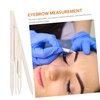 TOVINANNA Pcs Three-point Eyebrow Measuring Ruler Precision Eyebrow Drawing Tool