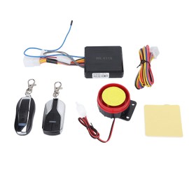 VOBOR Motorcycle Anti Theft Security Alarm System, 12V Universal Motorcycle Alarm System Kit Remote Convenience, Motorbike Alarm System with 2 Remote Control for Motorbike Scooter