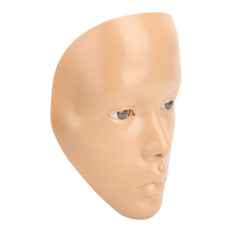 Makeup Practice Face with Plastic Stand 5D Silicone Full Face