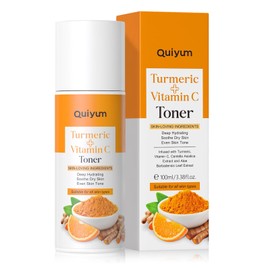 Turmeric Vitamin C Toner,Hydrating Toner for face, Deep Hydration & Plump Skin Minimizes Large Pores, Controls Oil & Shine Face Moisturizer, Facial Toner for All Skin Types 3.38 fl.oz / 100ml