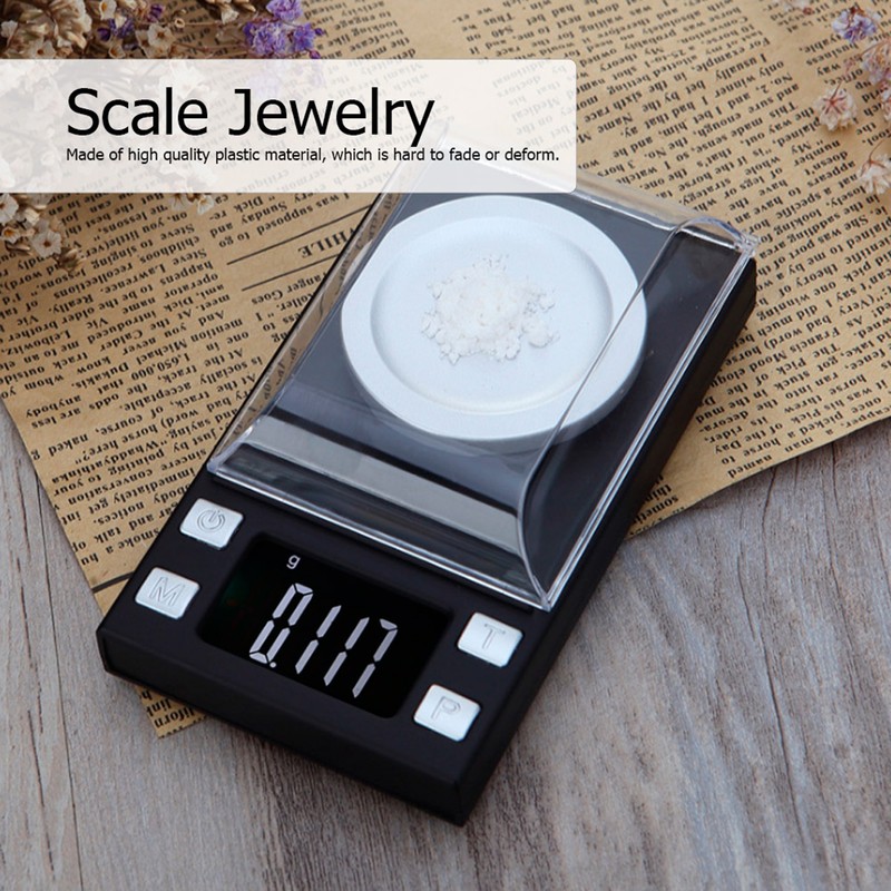 0.001g Portable Mini High Precision Jewelry Weight Electronic Digital Scale