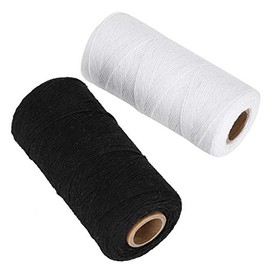 Loom Warp Thread, 8/4 Warp Yarn Weaving Machine Warp Cotton 1mm Warp (250M) Anti‑Fracture and Tensile Strength for Weaving