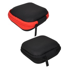 KGDUYC 2 Pack Headphone Case, Mini Hard Case Storage Case, Storage Bag, Headphone Case for Headphones, Earbuds Bluetooth USB Flash Drive SD Card