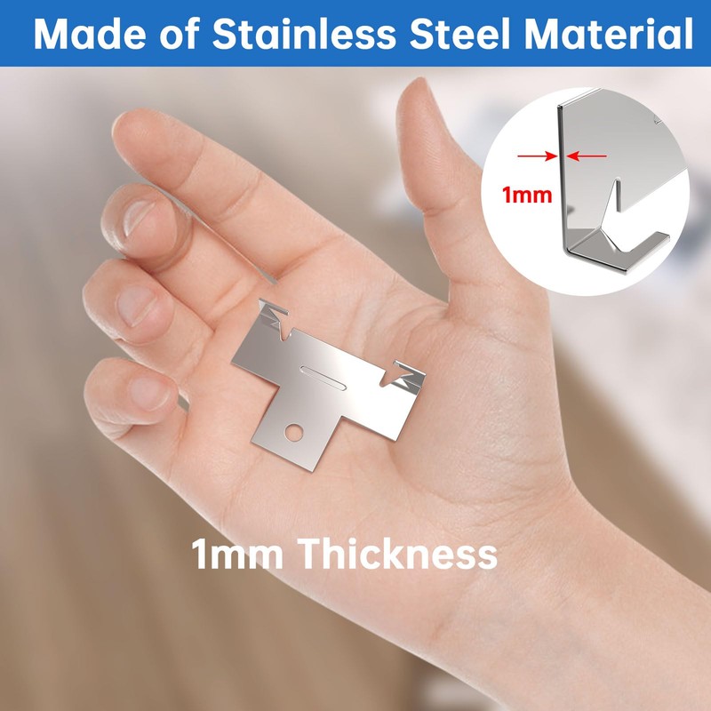 24PCS Retrofit Recessed Light Clips Housing C Clips for Downlight,with