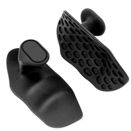 rflaueo Gym Hand Grips Rubber Workout Gloves for Men and Women Ergonomics Workout Rubber Gym Grips Pads for Palm Protection(U288-1)