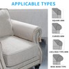 MINJIATEX Couch arm Covers, Non-Slip (2 pcs), Washable, for Living