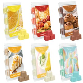 STRN Wax Melts, Soy Wax Cubes Summer Scent Wax Melt for Wax Warmers, 6-Pack