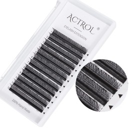 ACTROL YY Eyelashes Extension Lashes Black D Curl 0.07mm 8mm Lash Volume Extension Easy Fans Y Shaped Premade Soft Eyelashes Supply