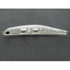 wLure 10 Blank Unpainted Sub-Surface Dying Fish Fishing Lures with Free Eyes UPW624