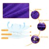 Maidewow Waterproof Purple Dog Blanket for Couch Jacquard Pet Bed