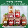 DGBDPACK 200 Dissolvable Canning Labels for Mason Jars, 1 x