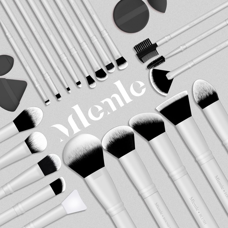 Makeup Brushes Set, Mlemle Professional 25 Pcs Makeup Kit, Include