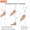 LBSUN Wreath Hanger, Adjustable Over The Door Wreath Hanger from