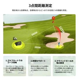 FOSSiBOT C1000F Golf Laser Distance Meter, 3-Point Measure, LCD Black Display, Fastest 0.04S Measure, 6.5x Optical Telephoto High Transmission Lens, Supports 1,000m/1093yd Magnet, Mini Golf Distance