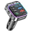 LENCENT Bluetooth 5.3 FM transmitter,PD 30W & QC3.0 Fast Charger