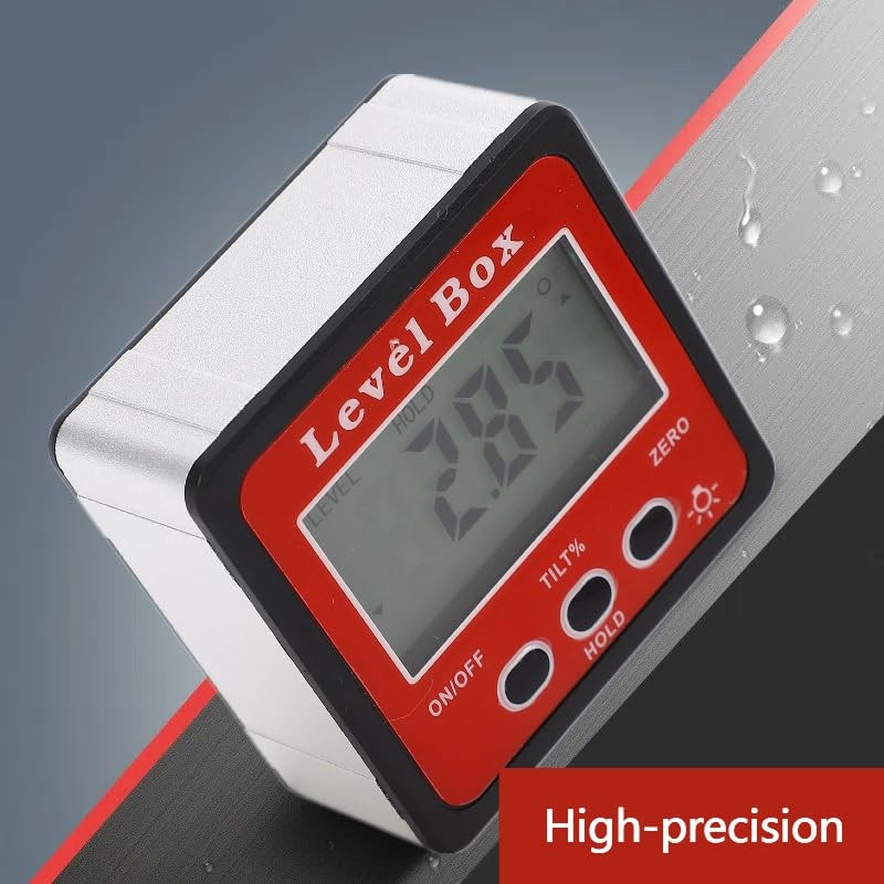 Digital Electronic Level and Angle Gauge, Portable Magnetic Digital Level