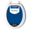 Mayfair Athens Toilet Seat, Easy Clean Hinges and Durable Wood