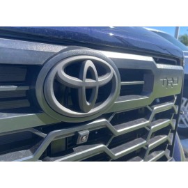 TOYOTA NEW 2022-25 Toyota Tundra Matte Blackout Overlay Front Grille Emblems Badge