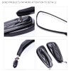 DREAMIZER Motorcycle Rear View Mirrors Handlebar Side Mirrors for Street