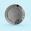 HOROW Chrome Flush Button, Dual Flush Toilet Tank Button for
